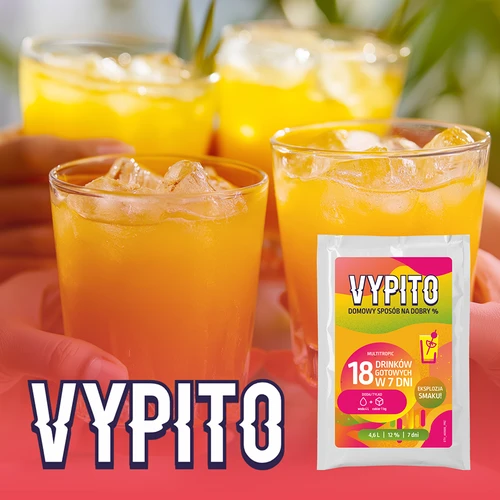 VYPITO 12 %, sáček na 18 drinků – Multitropic, 126 g - 6