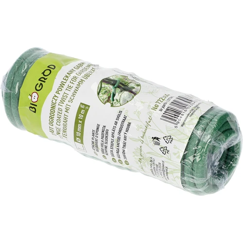 Zahradní drát potažený pěnou, zelený, 10 m, fi 10mm - 6