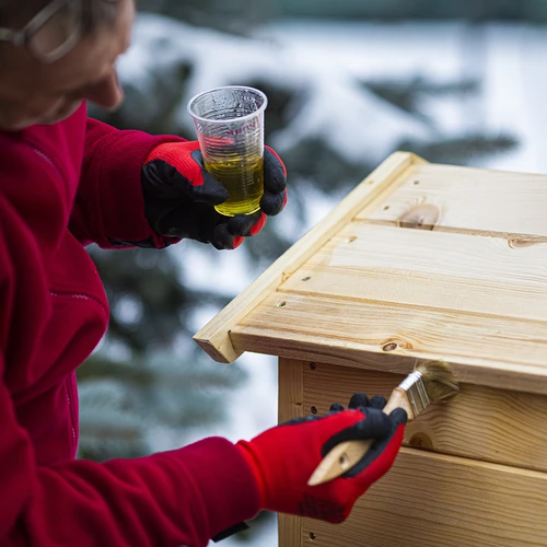 Zahradní dřevěná udírna 200 l – dragON Wood 100E s elektrickým topným modulem a řídicí jednotkou - 14