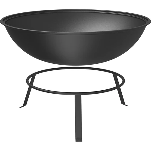 Zahradní ohniště s roštem, Ø55 cm, kulaté, mísa - 4