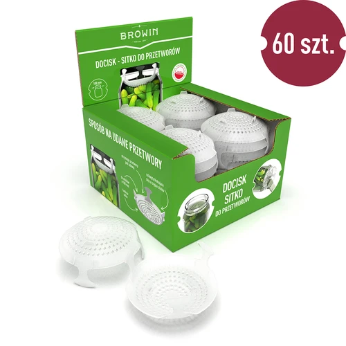 Závaží - sítko na zavařeniny, kvašené výrobky a ocet - do sklenic fi 100 - 9