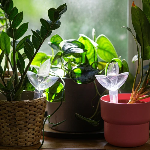 Zavlažovač pro rostliny – průhledný list, 120 ml - 9