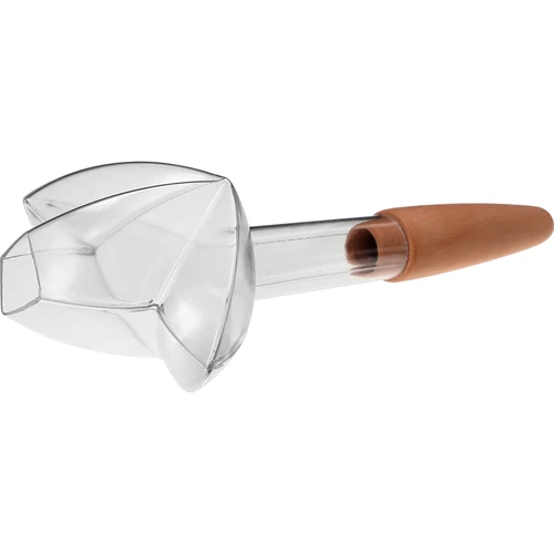 Zavlažovač rostlin – průhledný list s keramickou nožkou, 120 ml - 4