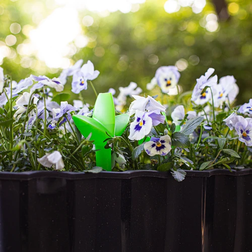 Zavlažovač rostlin – zelený list s keramickou nožkou, 120 ml - 9