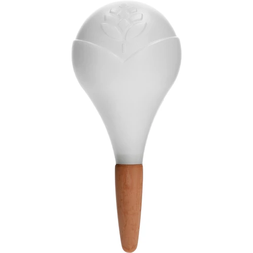 Zavlažovací koule pro rostliny, bílá matná s keramickou nožkou, 400ml