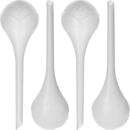 Zavlažovací koule pro rostliny, bílé poloprůhledné, 400 ml, 4 ks.