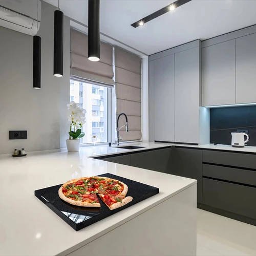 Žulový kámen na pizzu obdélníkový 37 x 35 cm - 13