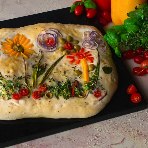 Žulový kámen na pizzu obdélníkový 37 x 35 cm - 11