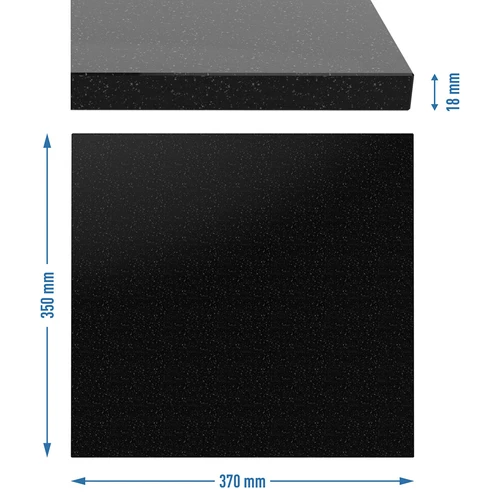 Žulový kámen na pizzu obdélníkový 37 x 35 cm - 8