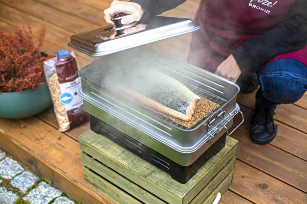 Losos uzený za tepla