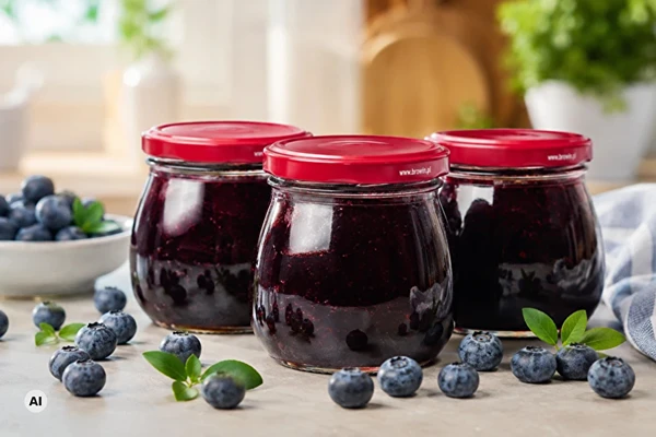Recept na borůvkový džem bez přidaného cukru