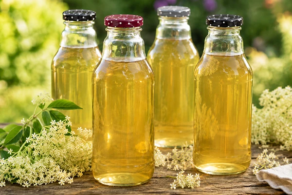 Sirup z květů bezu černého s přídavkem pektinu