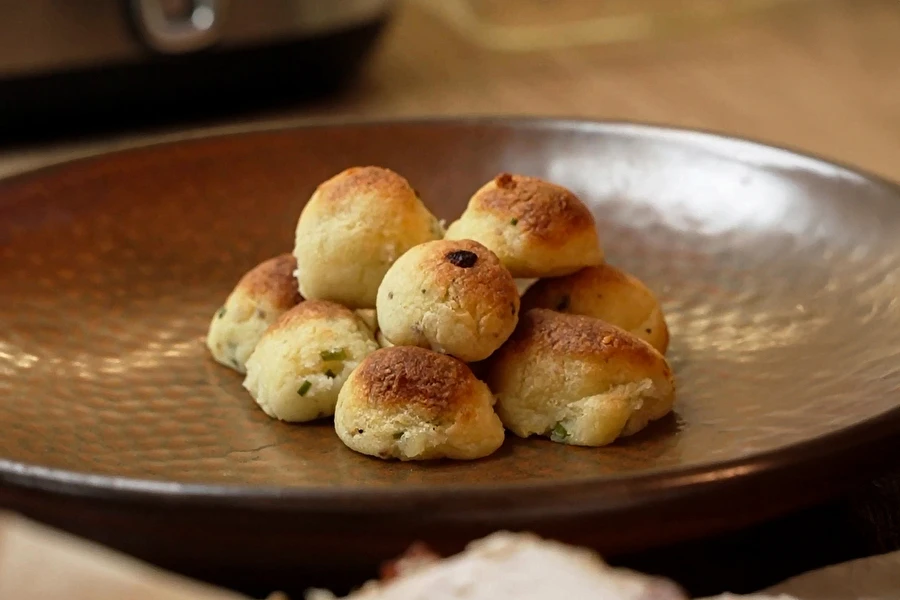 Bramborové kuličky z bramborového pyré