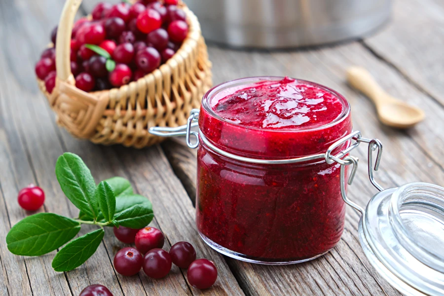 Browin Przepiśnik - Brusinková konfitura – na sendviče, k masům a paštikám